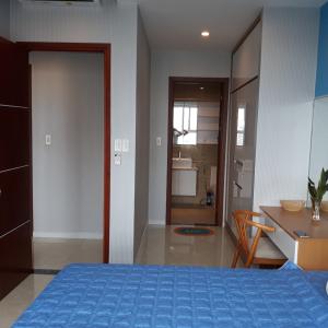 Phòng ngủ căn hộ Sunrise Riverside Cho thuê căn hộ Sunrise Riverside tầng trung, đầy đủ nội thất, diện tích 71.03m2.