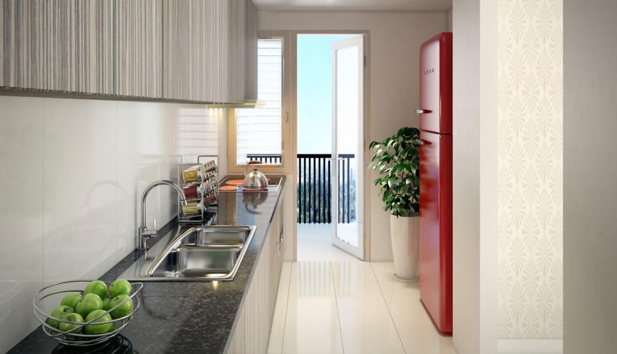 Vista Verde - Phòng bếp căn hộ mẫu