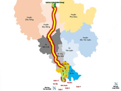 Bản đồ giá bán 20 chung cư tại thành phố Thuận An, Bình Dương