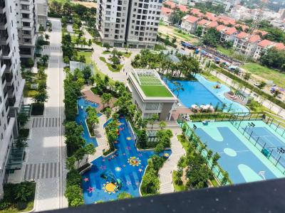 View hồ bơi căn hộ Saigon South Residence Cho thuê căn hộ view nội khu, nội thất cơ bản Saigon South Residence.