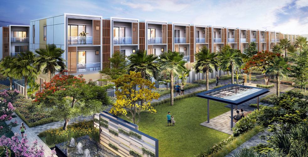 Palm City - Phối cảnh nhà phố Palm Residence