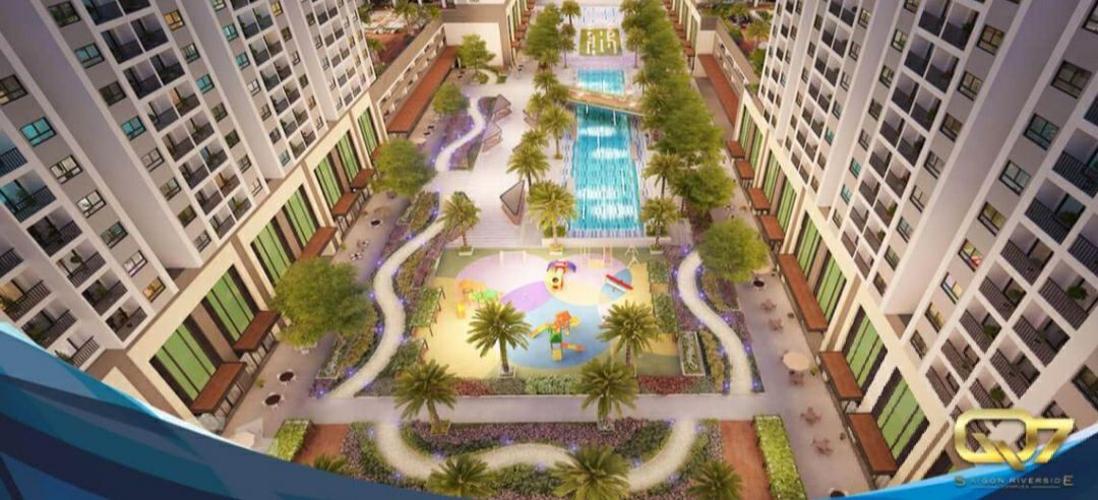  Bán căn hộ Q7 Saigon Riverside 2 phòng ngủ diện tích 53m2, nội thất cơ bản