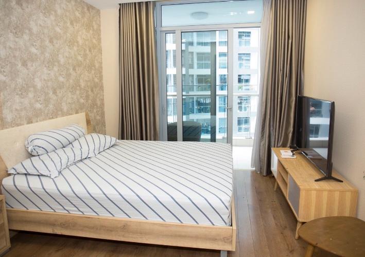 Phòng ngủ căn hộ Vinhomes Central Park Bán căn hộ Vinhomes Central Park 3PN, diện tích 114m2, đầy đủ nội thất, view sông và công viên