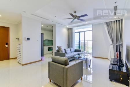 Phòng Khách Căn hộ Vinhomes Central Park 4 phòng ngủ tầng thấp L1 view công viên