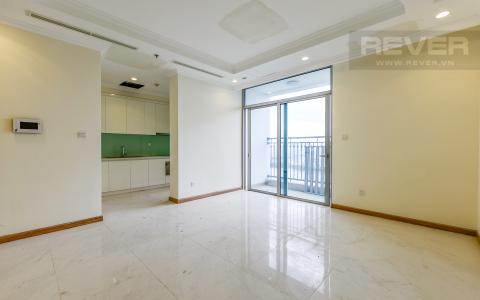 phòng khách Căn góc Vinhomes Central Park tầng cao Landmark 1 view trực diện về sông