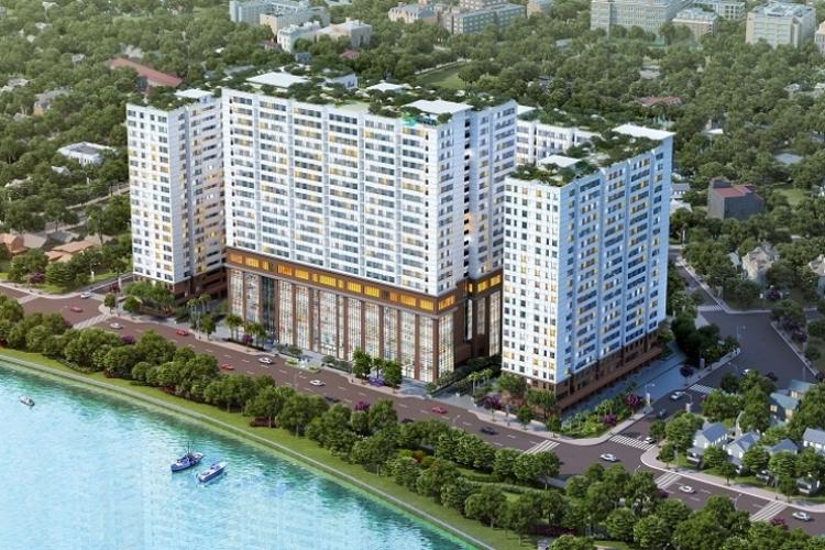 Green River, Quận 8 Căn hộ Green River nội thất cơ bản, view công viên.