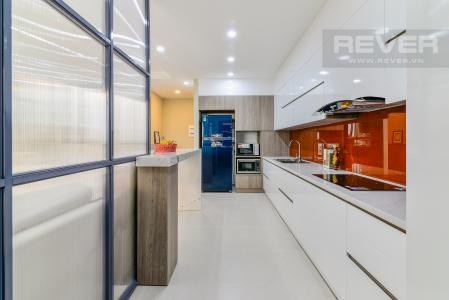 Nhà Bếp Căn góc The Gold View 3 phòng ngủ tầng cao tháp B full nội thất