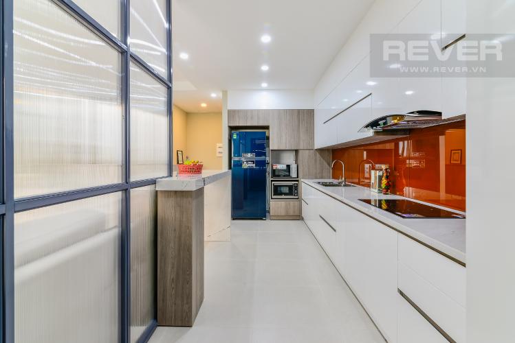 Nhà Bếp Căn góc The Gold View 3 phòng ngủ tầng cao tháp B full nội thất