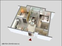 Chung cư Miếu Nổi - Mat-bang-can-ho-2-phong-ngu-Chung-cu-Mieu-Noi-Binh-Thanh