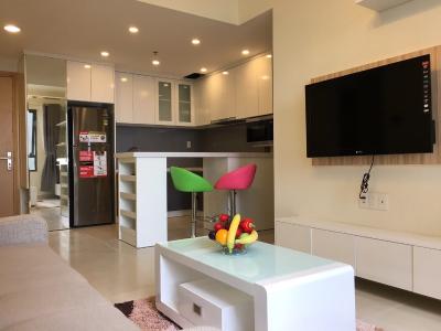 Phòng khách Masteri Thảo Điền Quận 2 Căn hộ Masteri Thảo Điền tầng cao, đón view thoáng mát.