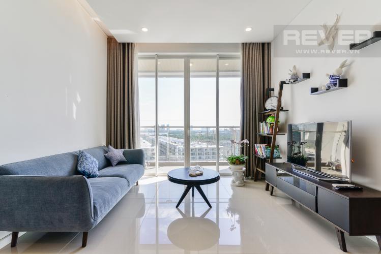 Phòng Khách Căn góc Sarimi Sala Đại Quang Minh 2 phòng ngủ tầng cao tòa A2