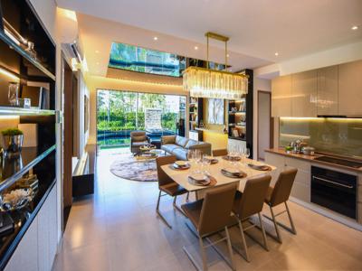 Phòng bếp căn hộ Sky 89 An Gia Căn hộ Sky 89 An Gia bàn giao nội thất cơ bản, cửa hướng Tây.