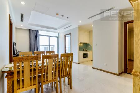 Phòng Khách Căn hộ Vinhomes Central Park 3 phòng ngủ tầng cao L2 hướng Tây Nam
