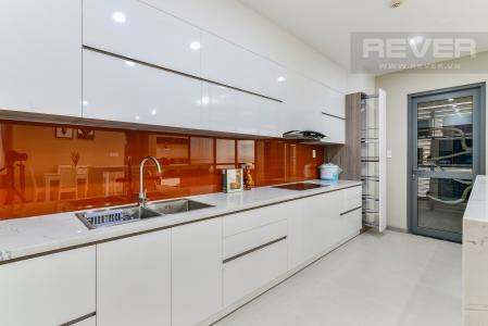 Nhà Bếp Căn góc The Gold View 3 phòng ngủ tầng cao tháp B full nội thất