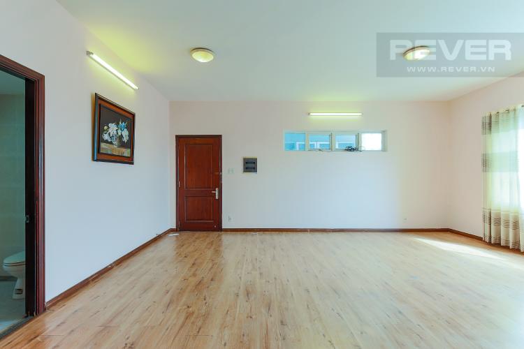 Phòng Khách Căn hộ Copac Square Quận 4 tầng thấp 2 phòng ngủ nội thất cơ bản