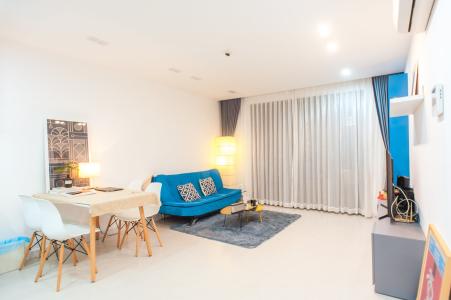 can-ho-THE-GOLD-VIEW Bán căn hộ The Gold View 1PN, tầng trung, đầy đủ nội thất, hướng cửa Tây Nam