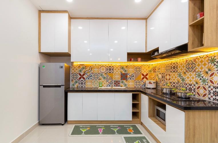 Bếp căn hộ The Sun Avenue Căn hộ The Sun Avenue nội thất hiện đại, view thành phố sầm uất.