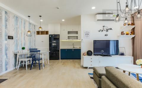 Phòng Khách Căn hộ Happy Residence 2 phòng ngủ tầng trung tháp B nội thất đầy đủ