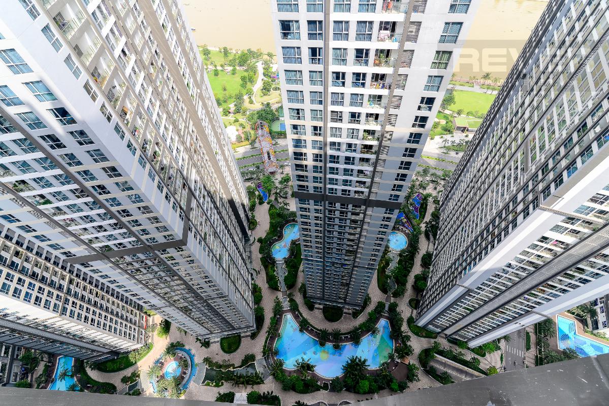 _DSC3966 Bán căn hộ Vinhomes Central Park 1PN, tháp Park 7, đầy đủ nội thất, view hồ bơi và mé sông