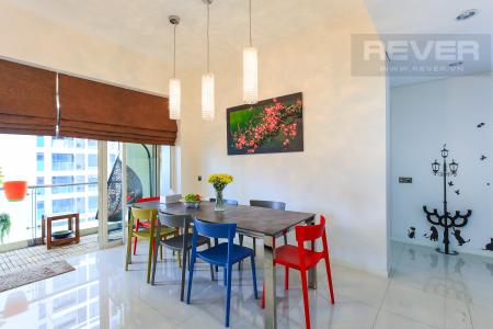 Bàn Ăn Căn hộ The Estella 2 phòng ngủ tầng trung tháp 4A thiết kế đẹp, trẻ trung