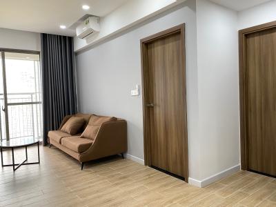 Phòng khách căn hộ Saigon South Residence Cho thuê căn hộ tầng cao Saigon South Residence đầy đủ nội thất.