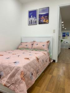 Phòng ngủ căn hộ SKY GARDEN Bán căn hộ Sky Garden 3PN, diện tích 88m2, đầy đủ nội thất, lót full sàn gỗ