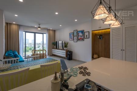 Phòng khách căn hộ PALM HEIGHTS Cho thuê căn hộ Palm Heights 3PN, tầng thấp, đầy đủ nội thất, view sông và nội khu
