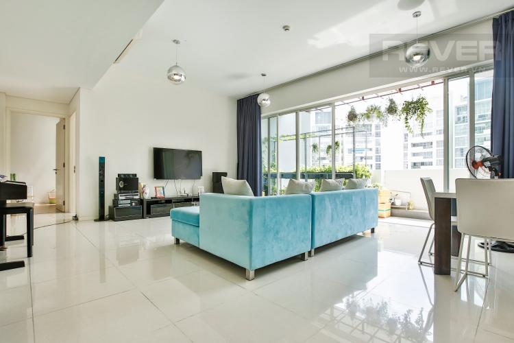 Phòng Khách Căn hộ The Estella Residence tầng cao 3A, 3 phòng ngủ, đầy đủ nội thất