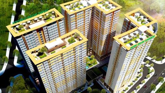 Hưng Ngân Garden, Quận 12 Căn hộ Hưng Ngân Garden tầng cao, nội thất cơ bản.