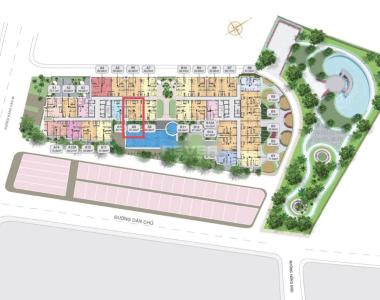 Căn hộ Moonlight Residences Căn hộ tầng 22 Moonlight Residences, nội thất cơ bản