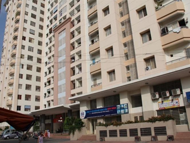 Chung cư Ngô Gia Tự, Quận 10 Căn hộ chung cư Ngô Gia Tự tầng trung, ban công hướng Đông Nam.