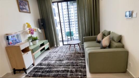Phòng khách Vinhomes Grand Park Quận 9 Căn hộ Vinhomes Grand Park view thoáng mát, thiết kế hiện đại.