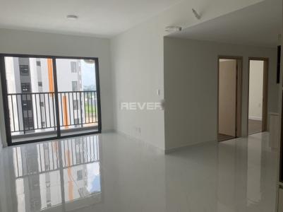 Căn hộ Safira Khang Điền view thành phố, phòng ngủ sàn gỗ.