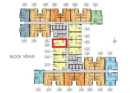 layout căn hộ Q7 Saigon Riverside Bán căn hộ Q7 Saigon Riverside, ban công hướng Tây, nội thất cơ bản.