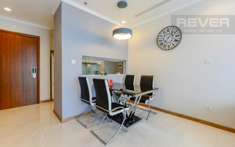 bàn ăn Căn hộ Vinhomes Central Park tầng cao Central 2 view sông