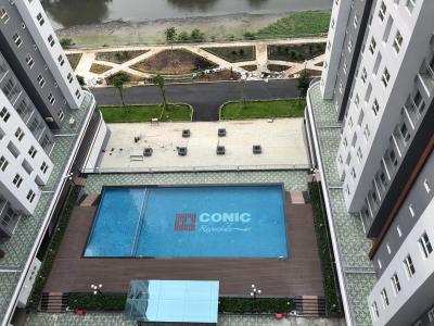 Căn hộ Conic Riverside, Quận 8 Căn hộ Conic Riverside tầng cao view nội khu hồ bơi thoáng mát.