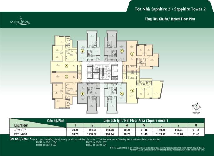 Saigon Pearl - mat-bang-can-ho-sapphire-2-saigon-pearl