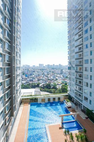 Tầm Nhìn Phòng Khách căn hộ Sunrise City Bán căn hộ Sunrise City 2PN, đầy đủ nội thất, diện tích 105m2, view hồ bơi và thành phố