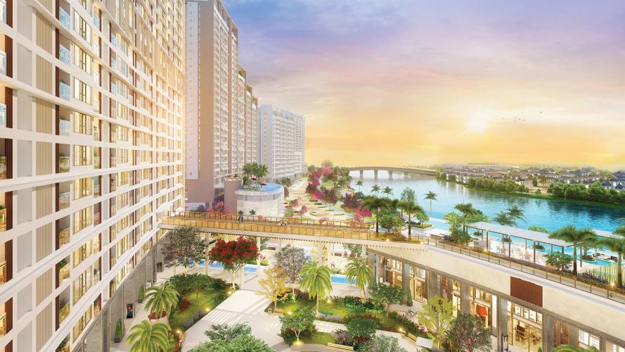 building căn hộ midtown Căn hộ Phú Mỹ Hưng Midtown nội thất cơ bản, view sông thoáng mát.