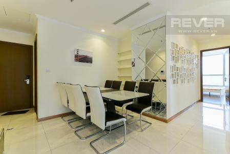 Phòng ăn căn hộ VINHOMES CENTRAL PARK Cho thuê căn hộ Vinhomes Central Park 2PN, tháp Landmark 3, đầy đủ nội thất, view thành phố