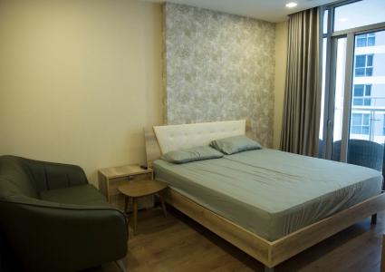 Phòng ngủ căn hộ Vinhomes Central Park Bán căn hộ Vinhomes Central Park 3PN, diện tích 114m2, đầy đủ nội thất, view sông và công viên