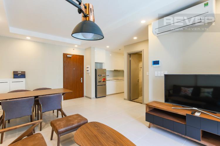 Phòng Khách Căn hộ The Gold View 1 phòng ngủ tầng cao A3 hướng Tây Nam