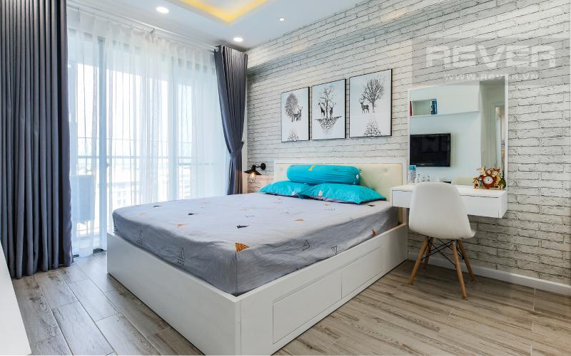 Phòng Ngủ 1 Căn hộ Happy Residence 2 phòng ngủ tầng trung tháp B nội thất đầy đủ