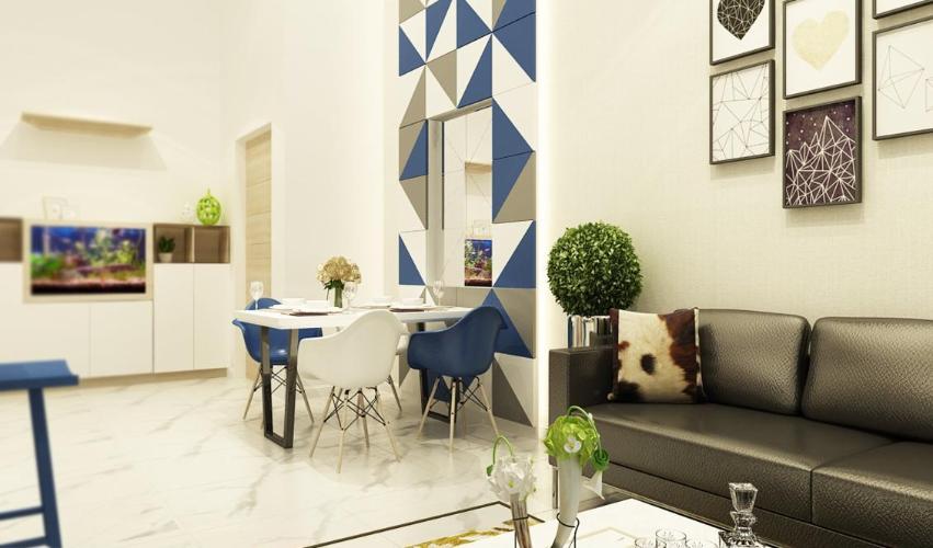 căn hộ La Astoria quận 2 Căn hộ La Astoria tầng trung, ban công hướng Tây.