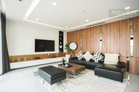 Phòng khách Penthouse Jamila Khang Điền Bán Penthouse Jamila Khang Điền 3PN, diện tích 243m2, thiết kế thông tầng, đầy đủ nội thất cao cấp, view sông và thành phố