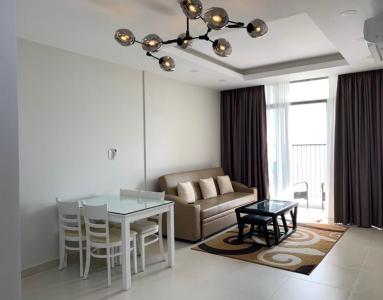 Phòng khách căn hộ Jamona Heights Quận 7 Căn hộ Jamona Heights tầng thấp, view sông thoáng mát.