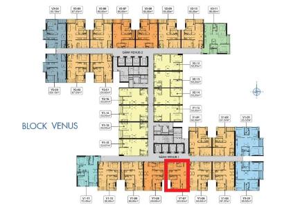 Mặt bằng căn hộ Q7 Saigon Riverside Complex Bán căn hộ Q7 Saigon Riverside tầng trung view hồ bơi nội khu.