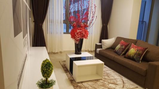 Phòng khách căn hộ Masteri Thảo Điền Bán căn hộ Masteri Thảo Điền 2PN, tháp T3, đầy đủ nội thất, sổ hồng, view sông