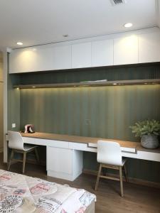 Phòng ngủ căn hộ Vinhomes Central Park Cho thuê căn hộ Vinhomes Central Park 3PN, tầng cao, diện tích 100m2, đầy đủ nội thất