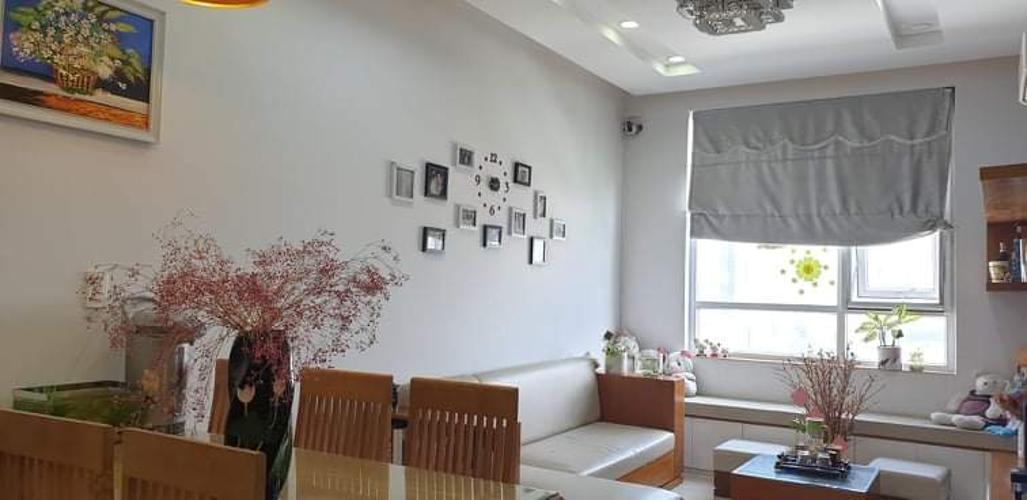 Phòng khách căn hộ The CBD Premium Home Bán căn hộ The CBD Premium Home, view thành phố, 2 phòng ngủ, diện tích 60.1m2, đầy đủ nội thất, giá có thể thỏa thuận.